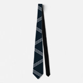 白い対角線 ネクタイ (正面)
