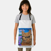 白い小さな子供のエプロンより良い頼nana エプロン (インサイチュ)