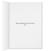 白い小さな犬のカードを取得する (内側 (右))