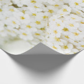 白い小さな花模様 ラッピングペーパー (角)