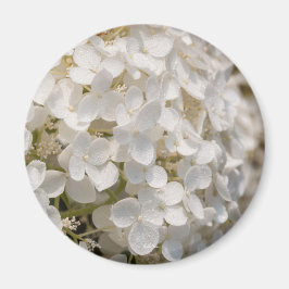 白い小さな花 マグネット