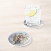 白い小石 コースター (側面)