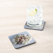 白い小石 コースター (右側)