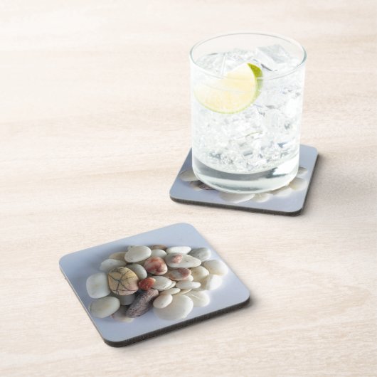 白い小石 コースター (右側)