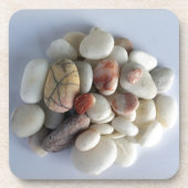 白い小石 コースター (正面)