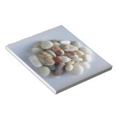 白い小石 ノートパッド (アングル)