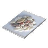 白い小石 ノートパッド (回転)