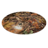 白い尾の鹿の頭の秋のエネルギーが千に威勢よく カッティングボード (角)