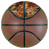 白い尾の鹿の頭の秋のエネルギーが千に威勢よく バスケットボール (右)