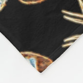 白い尾根エネルギー精神 フリースブランケット (角)