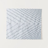 白い屋根瓦 タペストリー (正面(横))