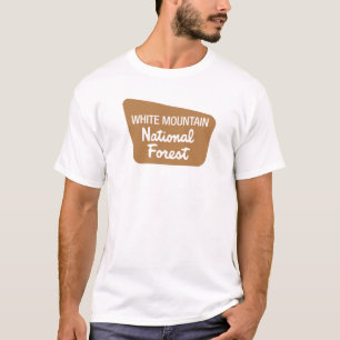 白い山の国有林(印) Tシャツ