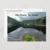 白い山はがき ポストカード (正面/裏面)