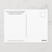 白い山はがき ポストカード (裏面)