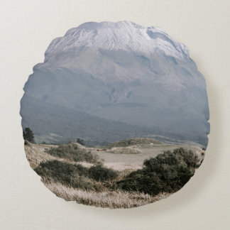 白い山 ラウンドクッション
