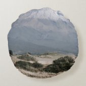 白い山 ラウンドクッション (裏面)