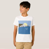 白い崖の夏 Tシャツ (正面フル)