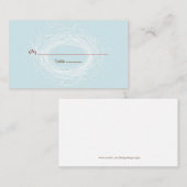 白い巣のメッセージカード プレイスカード (正面/裏面)