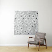 白い布の上質なレースの織り目に優雅さを タペストリー (インサイチュ)