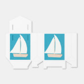 白い帆船付き愛護箱 フェイバーボックス (折り畳みなし)