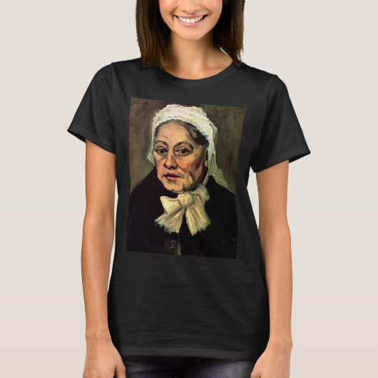 『白い帽子の老婦人の頭部』(しろいぼうしのろうふじんのとうぶ、英:Head of an Old Wo Tシャツ (正面)
