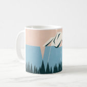 白い帽子 コーヒーマグカップ (正面左)