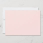 白い幻想的なカリグラフィーオーバーレイ写真 セーブザデート (裏面)