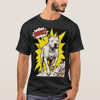 白い幽霊: ドゴ・アルヘンティーノの肖像画グラフィック Tシャツ