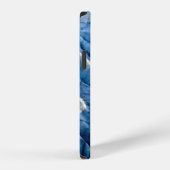 白い広々とした野原 iPhoneケース (右側面)