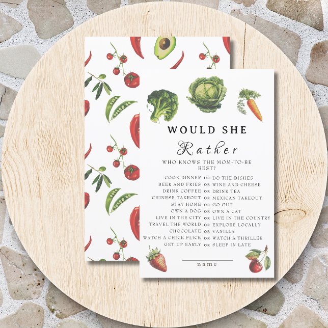 白い庭の赤ん坊のシャワー彼女はむしろゲームだろう (クリエイターアップロード済み)