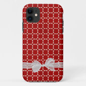 白い弓（赤） Case-Mate iPhoneケース (裏面)