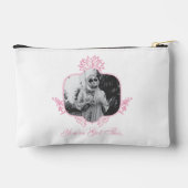 白い得蓮 アクセサリーポーチ (裏面)