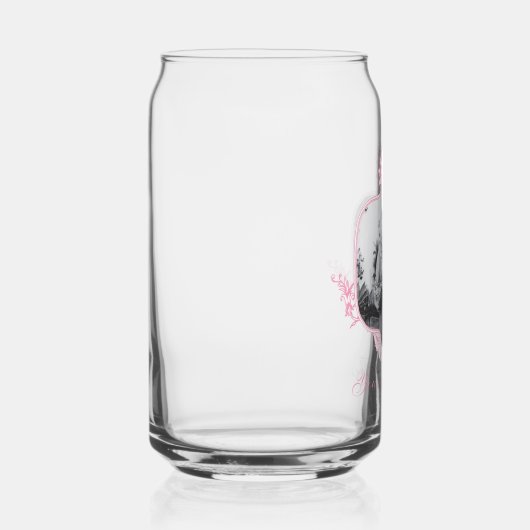 白い得蓮 ガラス缶 (右)