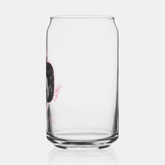 白い得蓮 ガラス缶 (左)