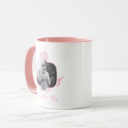 白い得蓮 マグカップ (正面左)