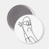 白い忍者は善行する マグネット (正面/裏面)