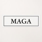 白い愛国心のマグア ヨガマット (正面(横))