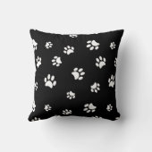 白い手の印刷パターン クッション (裏面)