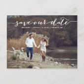 白い手書きスクリプ救ト写真日時II 案内ポストカード (正面)