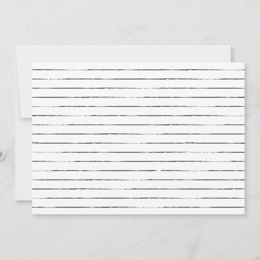 白い手書き文字の写真父の日のカード (裏面)