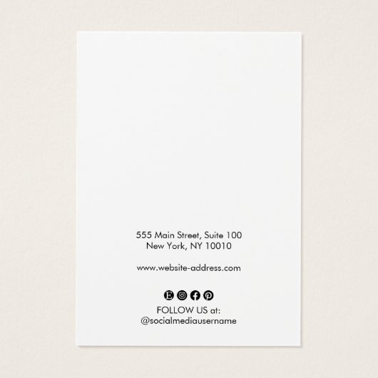 白い手縁ど引きフォントイヤリング表示 (裏面)