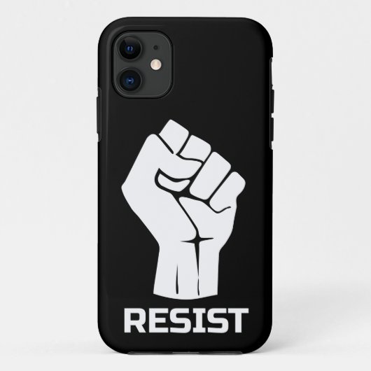 白い拳で抵抗せよ Case-Mate iPhoneケース (裏面)