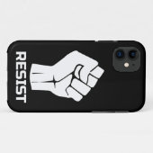白い拳で抵抗せよ Case-Mate iPhoneケース (裏面(横))
