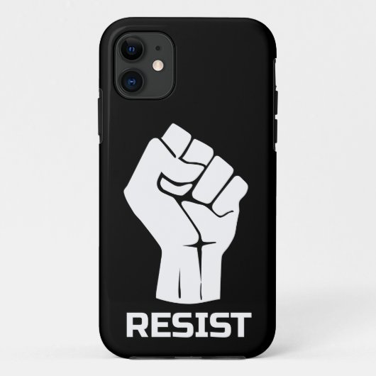 白い拳で抵抗せよ Case-Mate iPhoneケース (裏面)