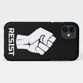 白い拳で抵抗せよ Case-Mate iPhoneケース (裏面(横))