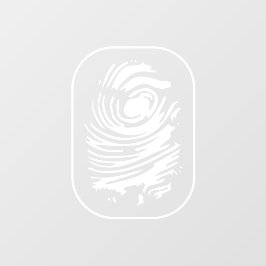 白い指紋ウィンドウの貼り付け ウィンドウサイン