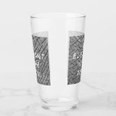 白い文字で部屋の皮膚の写真に象 タンブラーグラス (左)