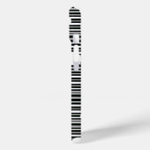 白い斑点とストライプのデザイン Case-Mate iPhoneケース (裏面 / 左)