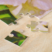 白い日本のバラの甲虫 ジグソーパズル (側面)