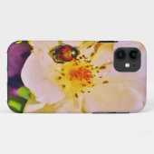 白い日本のバラの甲虫 Case-Mate iPhoneケース (裏面(横))